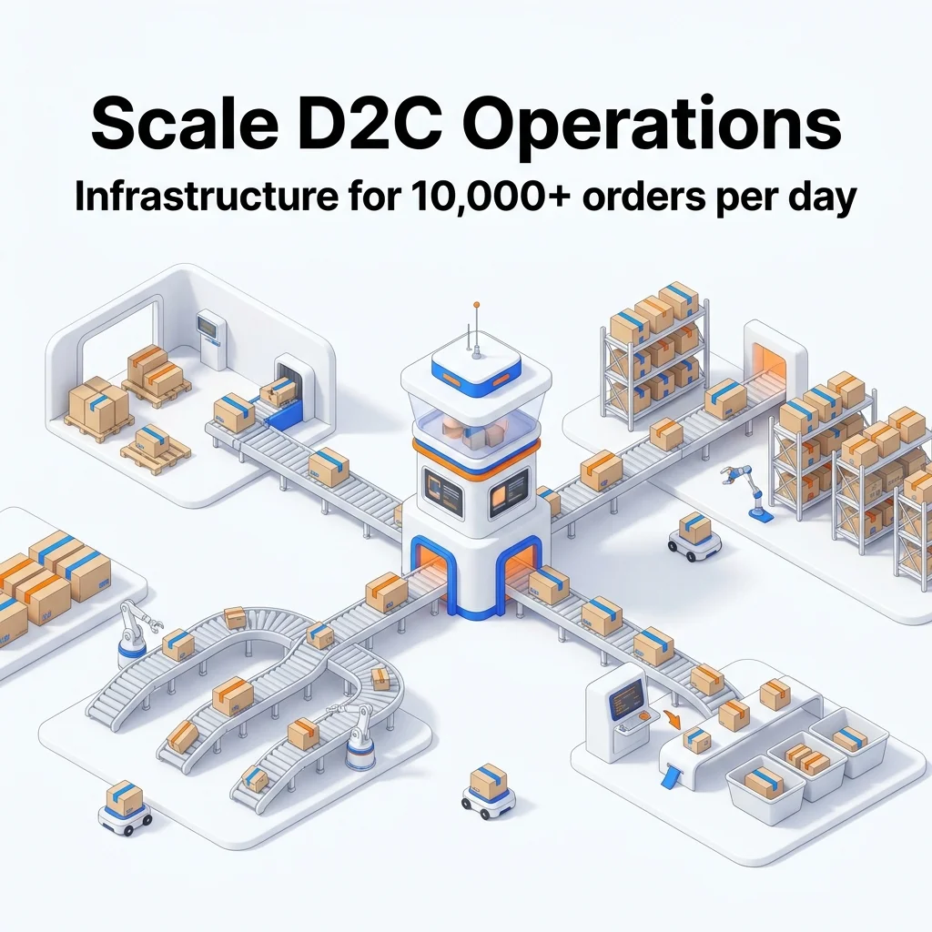 Scaling D2C Operations: From 500 to 5,000 Orders Per Day